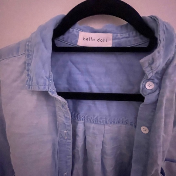Women’s Bella Dahl Light Blue Wash Button-Up Shirt LIKE NEW size XS - Picture 3 of 15